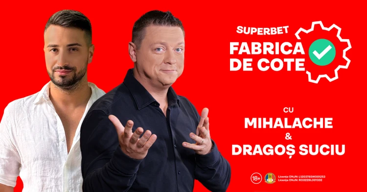 FABRICA DE COTE - cea mai nouă emisiune de pariuri sportive cu bilete și ponturi de weekend
