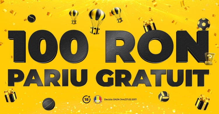 Joacă la pariuri cu 100 de RON GRATIS de  la Fortuna!