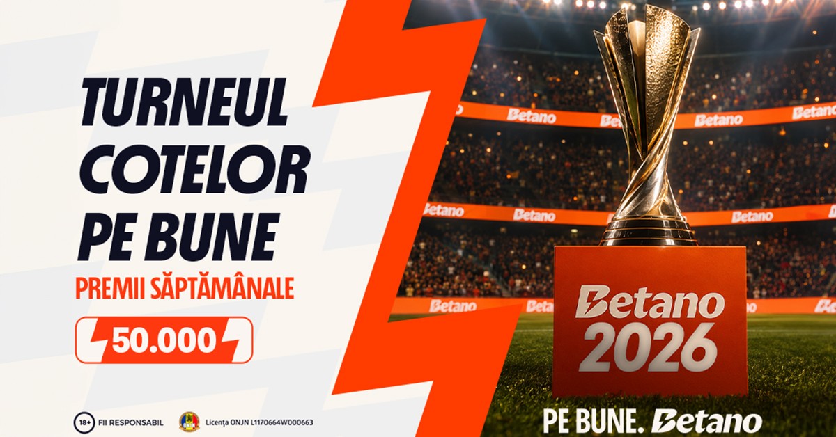 Turneul Cotelor Pe Bune aduce premii cash de 50.000 lei