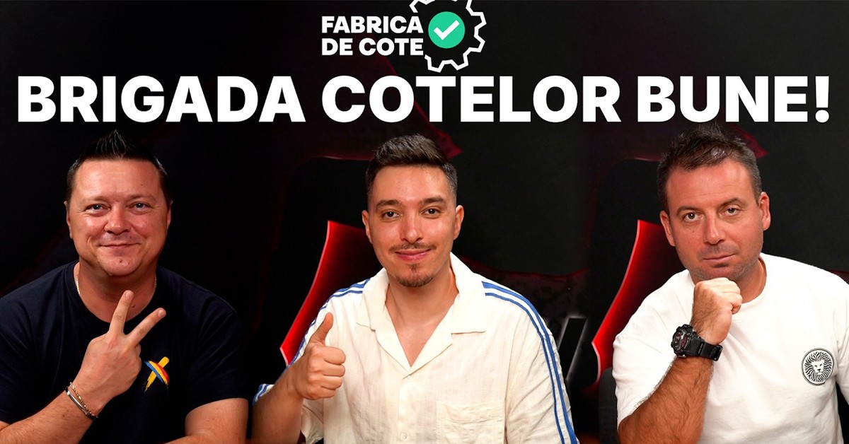 FABRICA DE COTE - cea mai tare emisiune de pariuri sportive cu biletul zilei și ponturi pe fotbal