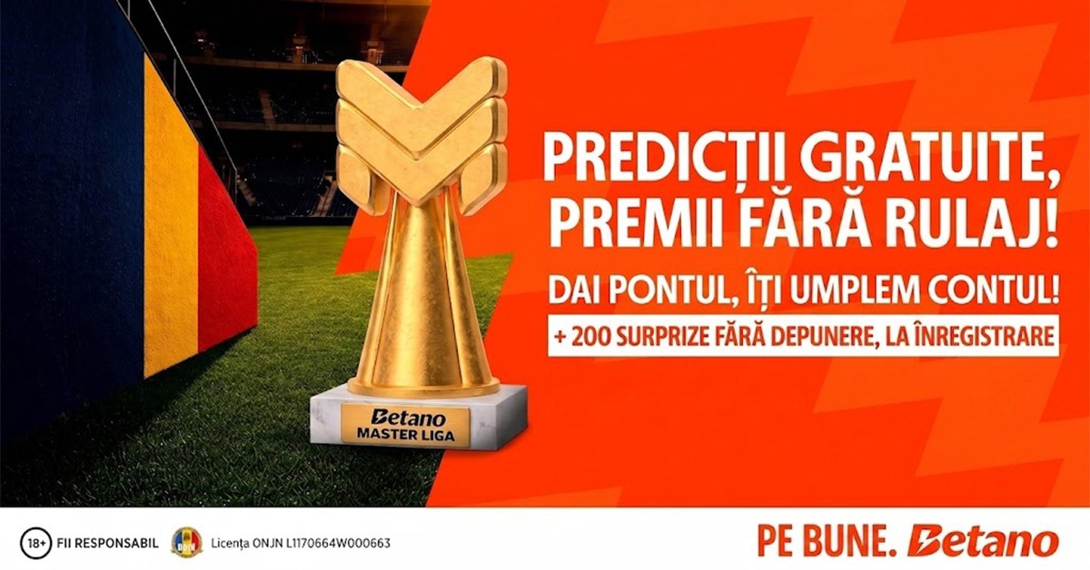 Betano Master revine cu premii garantate în pariuri gratuite, fără rulaj