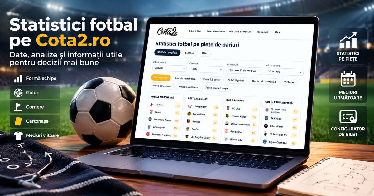 Cum folosești statisticile din fotbal de pe Cota2: ghid pas cu pas