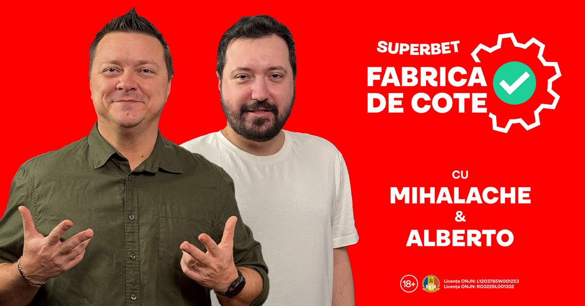 FABRICA DE COTE - cea mai tare emisiune de pariuri sportive cu biletul zilei și ponturi pe fotbal